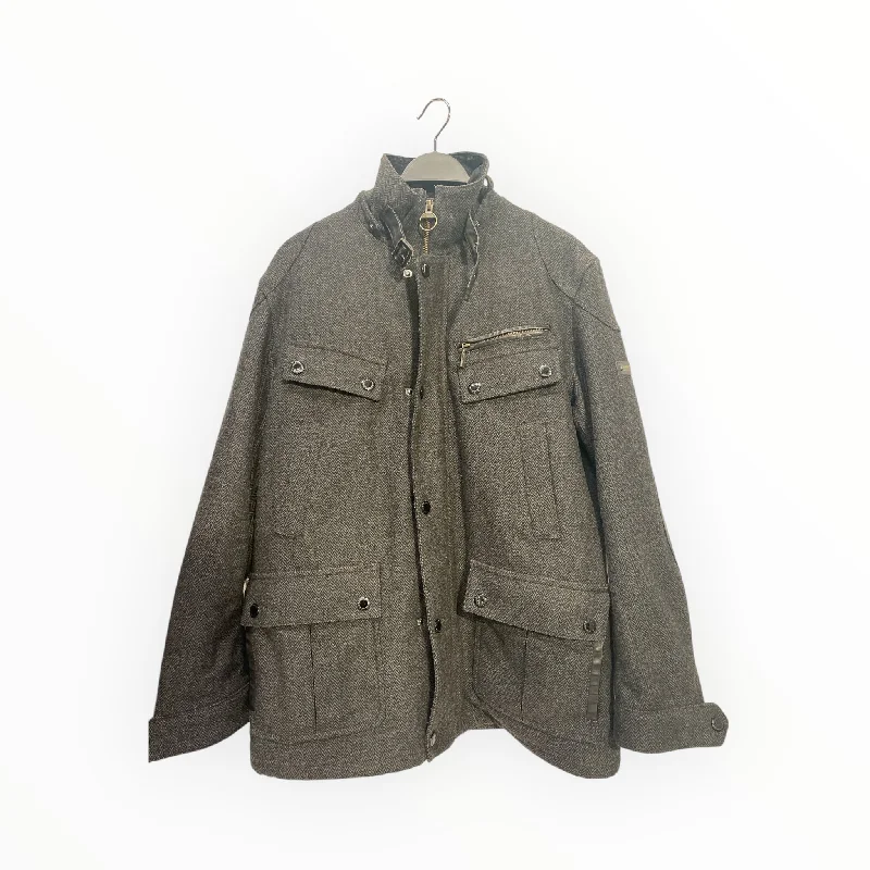 Practical Hoodies Barbour/Jacket/L/Wool/GRY/