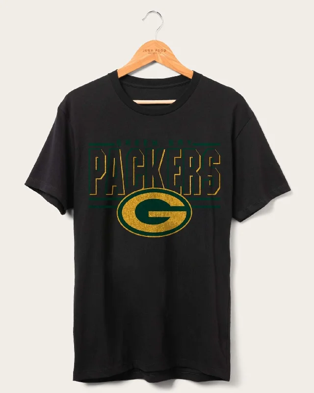 Fashionable T-shirts NFL Packers Slogan Fan Tee