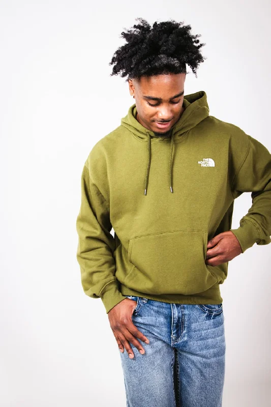 Casual Tops The North Face Evolution Vintage Hoodie for Men in Forest Olive | NF0A84GE-PIB-GRN