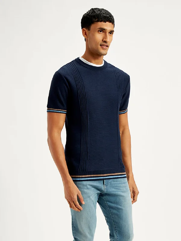 Active Tops Men's Striped Slim Fit T-Shirt