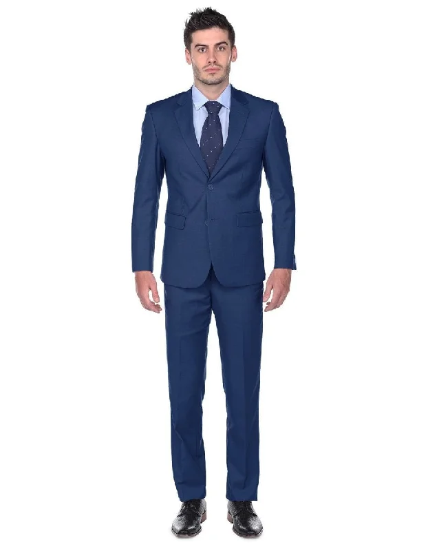 Modern Jackets Linen Suit - Mens Summer Suits in Dusty Blue - Beach Wedding