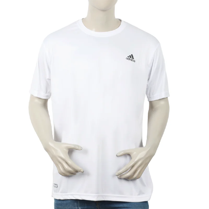 Casual Suits Men's Half Sleeves T-Shirt - White