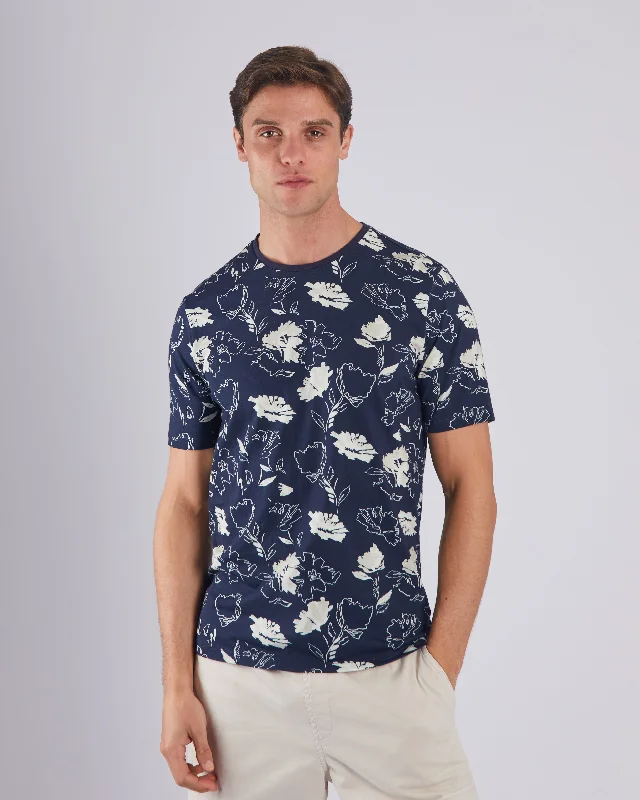 Functional Shirts Wilder Tee Navy Print