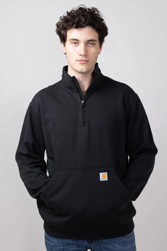 Trendy Pants Carhartt Midweight Quarter Zip Sweatshirt for Men in Black | 105294-BLK-BLACK