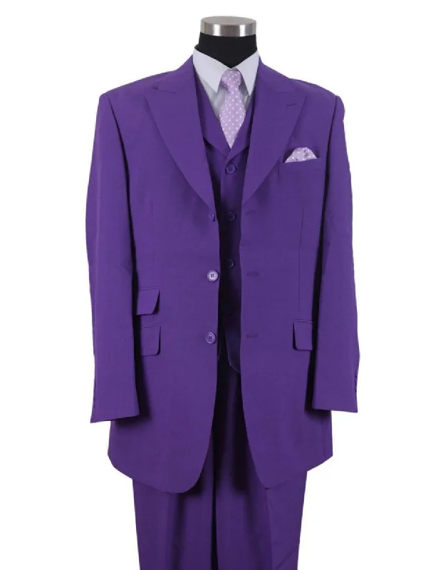 Casual Footwear Purple Prom Suit - Purple Prom Outfit - Purple Prom Peak Lapel  Tuxedo