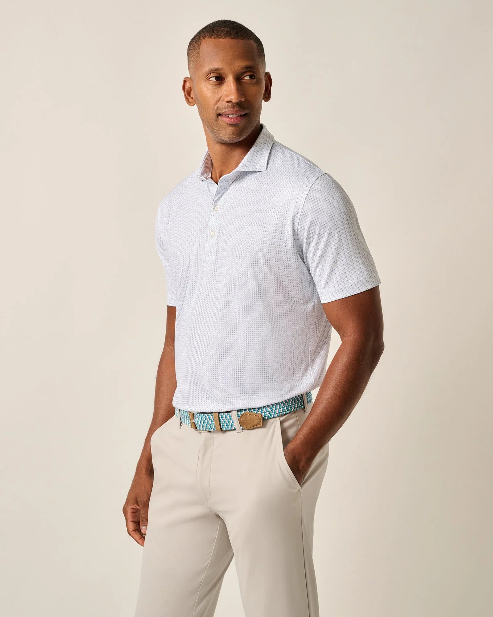 Classic Shirts Johnnie-O Tee Time Prep-Formance Polo Shirt - Thunder