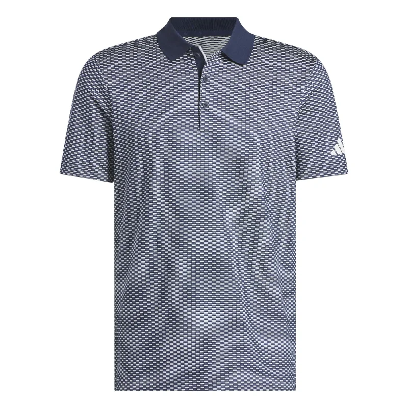 Sporty T-shirts Beyond The Course Textured Polo Collegiate Navy - SS25