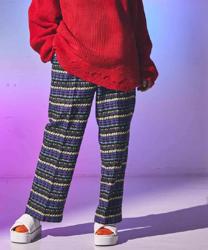 Functional Pants ツイードワンタックワイドパンツ