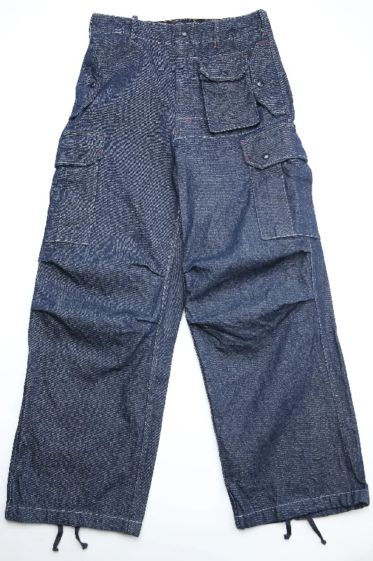 Comfort Tops Engineered Garments X Totem FU Over Pants - Indigo 12oz Denim