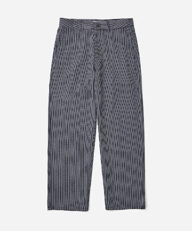 Athletic Pants George Stripe Cotton Twill Pant