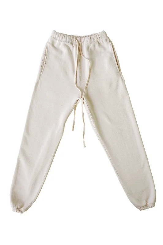 Comfortable Hoodies Heria Everyday Relaxed Fit Joggers - Cream