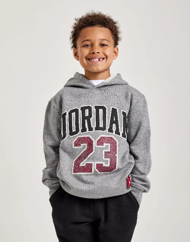 Trendy Layers Jordan Jersey Pullover Hoodie Grade-School