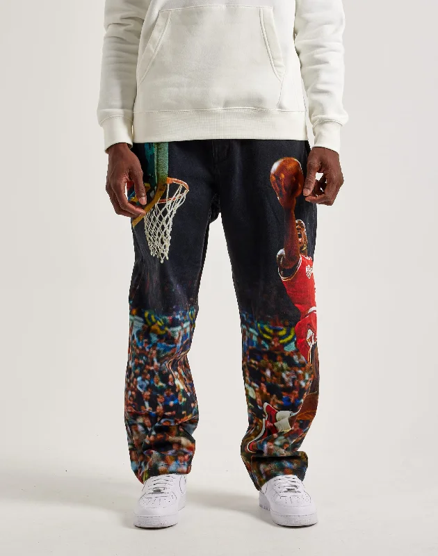 Warm Sweaters Jordan Printed Twill Pants