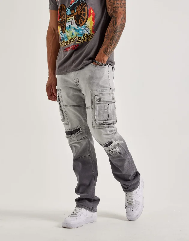 Urban Tops Kloud 9 Straight Cargo Jeans