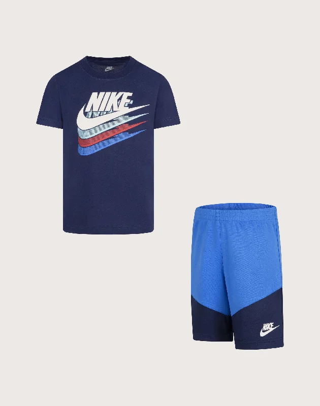 Functional Shirts Nike Swoosh Shorts Set Pre-School