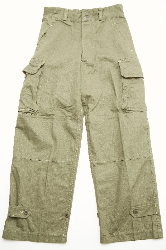 Functional Pants orSlow M-47 FRENCH ARMY CARGO PANTS (UNISEX) - Army Green