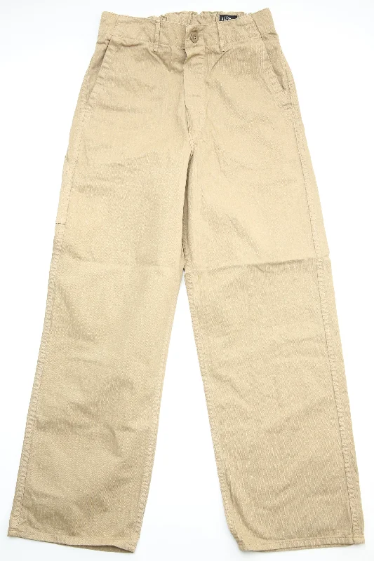 Fashion Accessories orSlow WIDE FIT FRENCH WORK PANTS (UNISEX) - Khaki