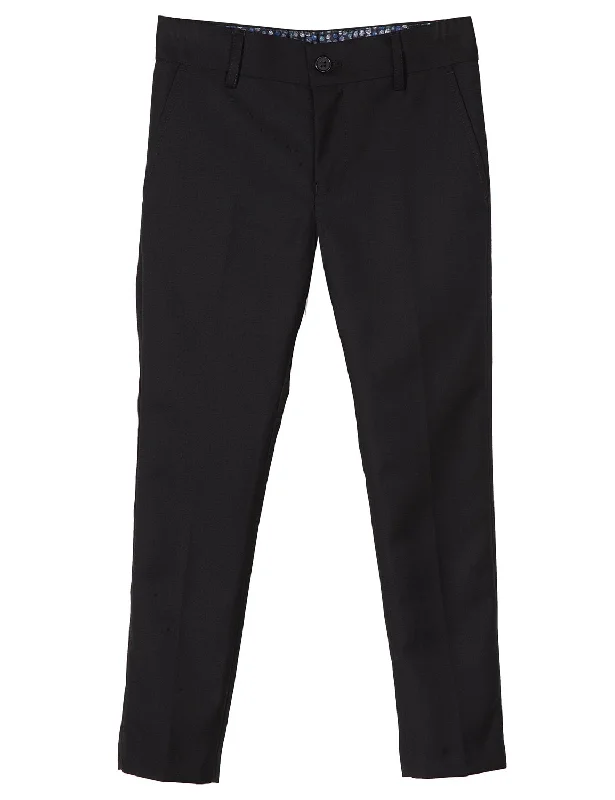 Relaxed Footwear pants  adjustable waist regular fit - black