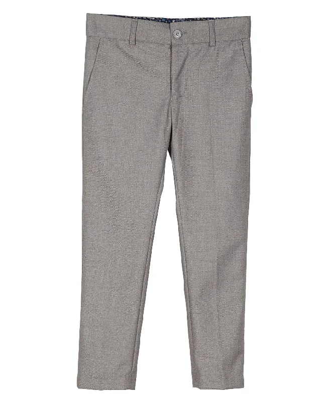 Trendy Layers pants  adjustable waist regular fit - light grey