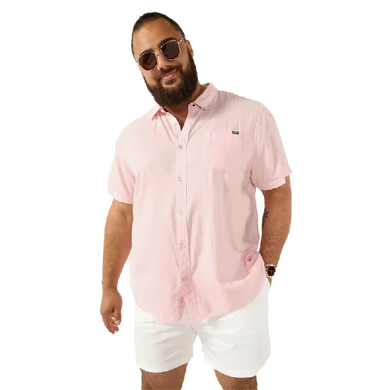 Fashionable T-shirts Chubbies The Pinky Winky Short Sleeve Sport Shirt - Light/Pastel Pink