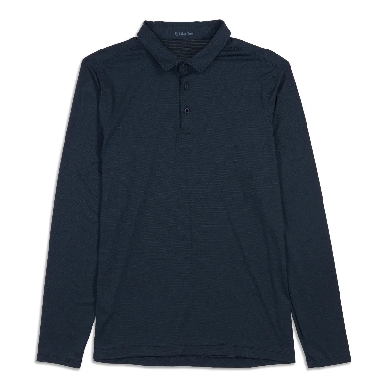 Trendy Layers Evolution Long-Sleeve Polo Shirt - Resale