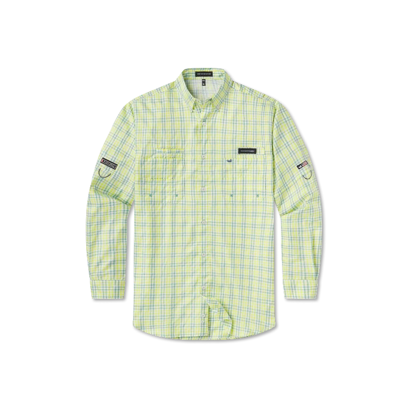 Stylish Shorts Harbor Cay Fishing Shirt - Drake Grid