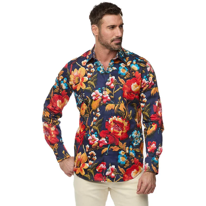 Comfortable Wardrobe Robert Graham Manchester Classic Fit Sport Shirt - Multi