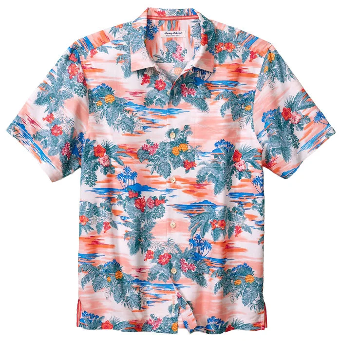 Classic Suits Tommy Bahama Coconut Point Sunset Sail Camp Shirt - Continental