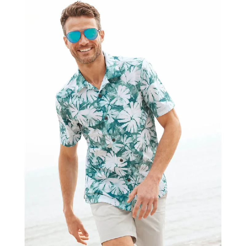 Functional Shirts Tommy Bahama IslandZone Bahama IslandZone Coast Laguna Breeze Camp Shirt - Oceanfront