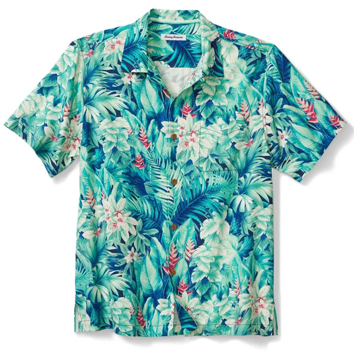 Smart Accessories Tommy Bahama Seaside Botanic Camp Shirt - Ocean Deep