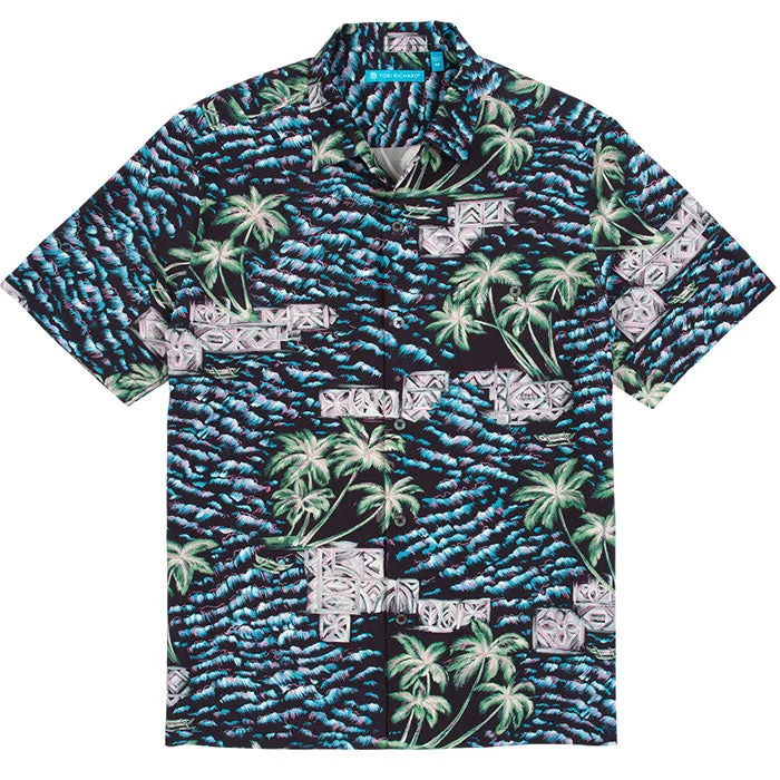 Summer Outfits Tori Richard Oceanside Camp Shirt - Black