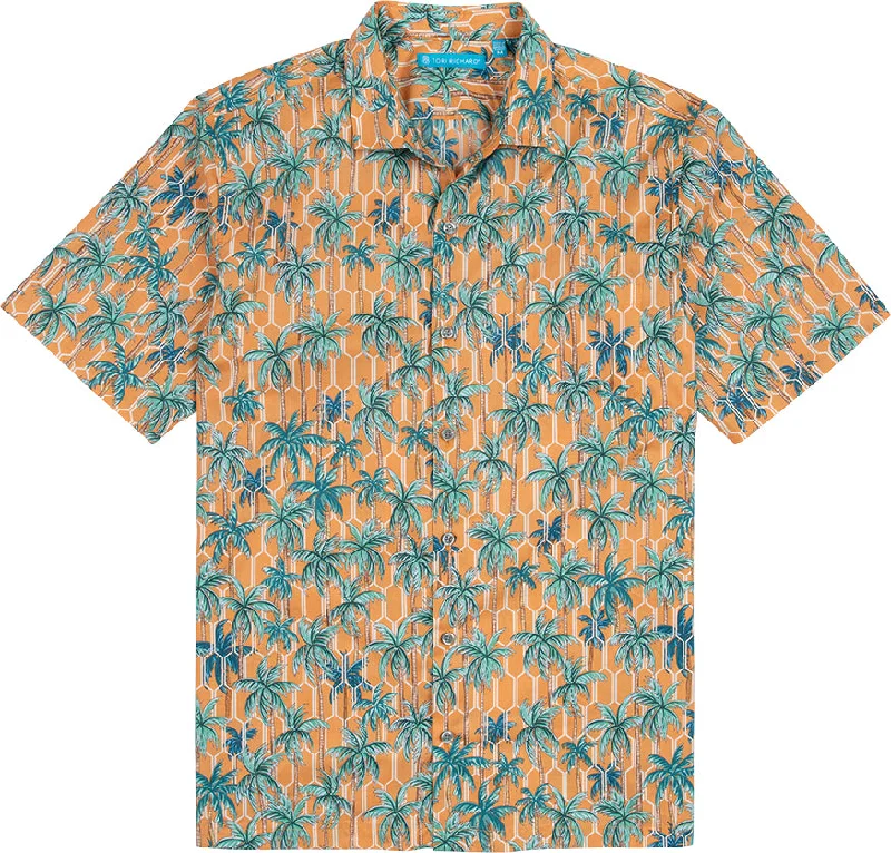 Warm Casuals Tori Richard Ossipoff's Oasis Cotton Lawn Camp Shirt - Bisque