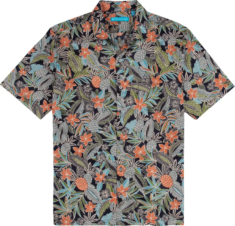 Everyday Footwear Tori Richard Tropbatik Cotton Lawn Camp Shirt - Navy